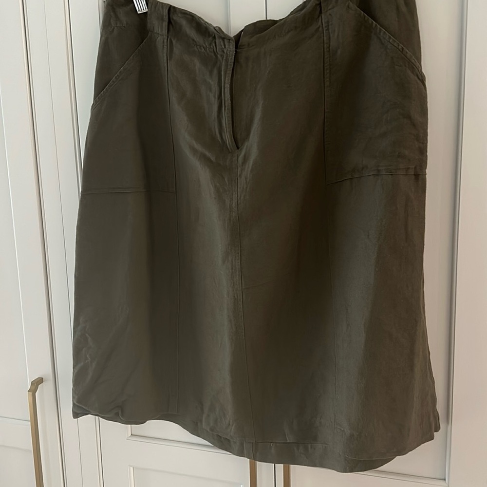 Khaki Green skirt